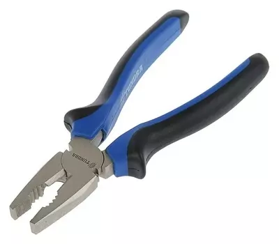 Плоскогубцы Tundra, 180 мм, никелированные, 2К рукоятки