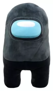 Плюшевая игрушка Among Us супер мягкая, 40 см, цвет чёрный