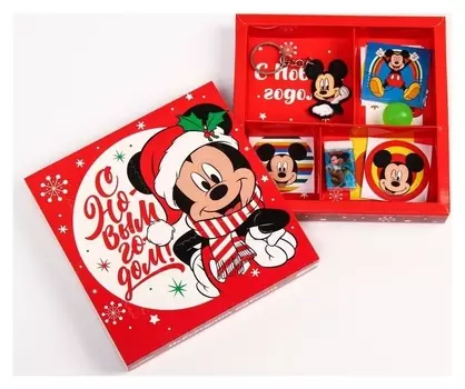 Подарочная коробка адвент "С новым годом", микки маус