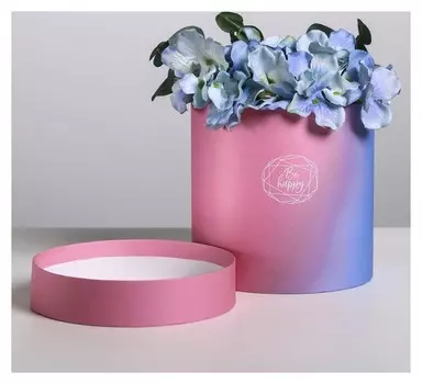 Подарочная коробка круглая «Пантон 08» 15 × 15 см