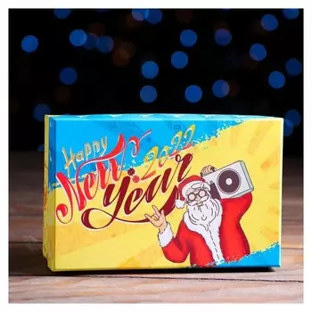 Подарочная коробка "Санта", 15 х 9,5 х 6 см