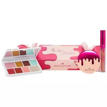 Подарочный набор: палетка теней для век, блеск для губ и зеркало This One’s A Cracker