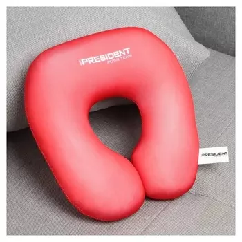 Подголовник антистресс красный