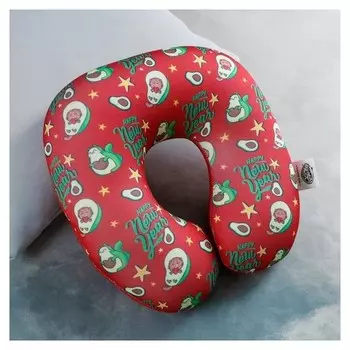 Подголовник антистресс Новогодние авокадо