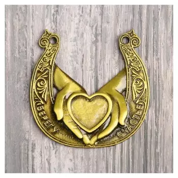 Подкова «Берегу счастье», 6 х 5,9 см