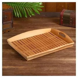 Поднос бамбук "Богор" 43х33х5 см