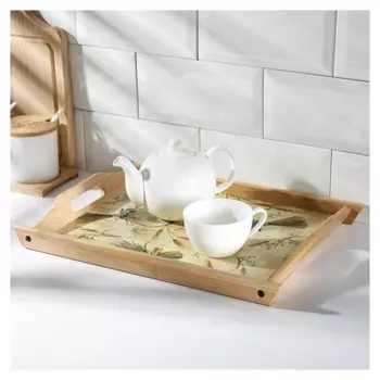 Поднос для завтрака «Уют», 39×27 см