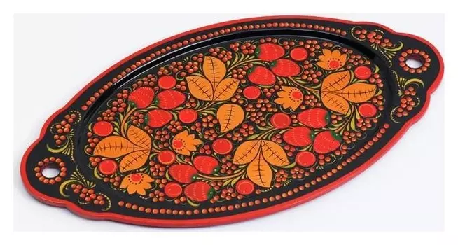 Поднос «Керженский», большой,хохлома