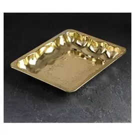 Поднос прямоугольный «Изобилие.золото», 28×22×4 см