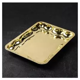 Поднос прямоугольный «Изобилие.золото», 40×29×4 см