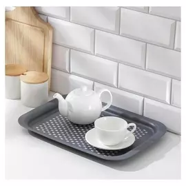 Поднос с антискользящим покрытием 35х27 см