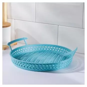 Поднос с ручками «Петли», 22,5х×6 см