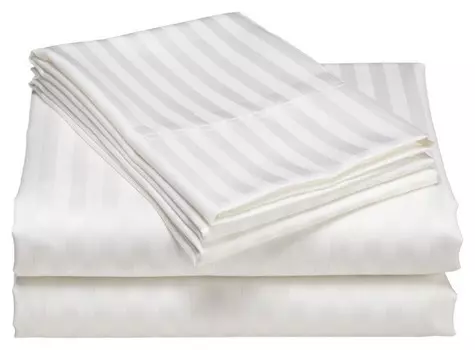 Пододеяльник 150х220 страйп-сатин 140 гр/м2,белый,10 шт