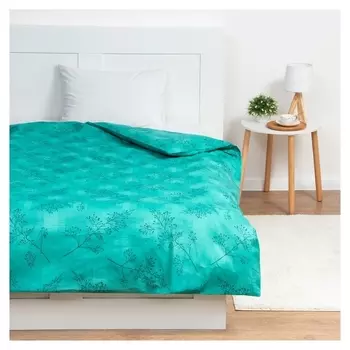 Пододеяльник 1,5 сп экономь и Я 147*210±3 "Ботаника" цв.мятный, 120 гр/м2,100%хлопок,бязь