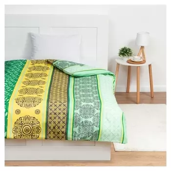 Пододеяльник 1,5 сп экономь и Я 147*210±3 "Нежность" цв.зелёный,100 гр/м2,100%хлопок,бязь