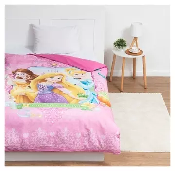 Пододеяльник детский «Принцессы», 143х215 см, 100 % хлопок, поплин