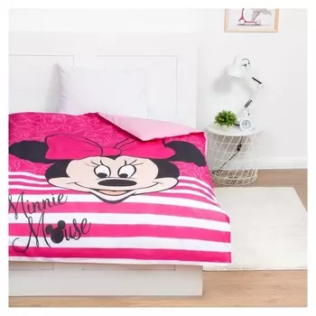 Пододеяльник "Минни маус", 143*215 см, 100 % хлопок, поплин