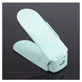 Подставка для хранения обуви регулируемая, 26×10×6 см цвет мятный