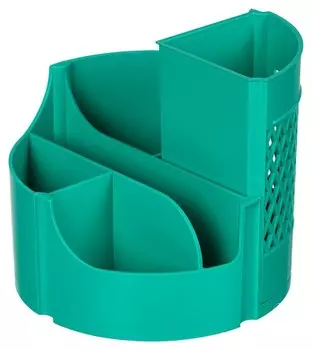 Подставка для канцелярских мелочей Attache Office 6отд вращающаяся бирюза