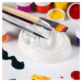 Подставка для кисточек, палитра "Акварель"