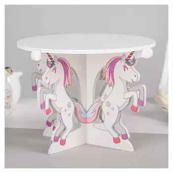 Подставка для кондитерских изделий 23x15,5 см "Единорог"