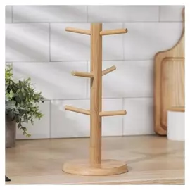 Подставка для кружек доляна Bamboo, 14,5×32 см, бамбук