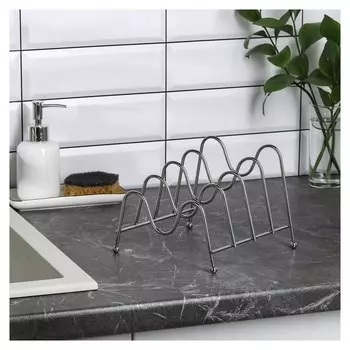 Подставка для крышек на 4 предмета, хромированная