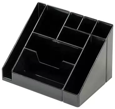 Подставка-органайзер Каскад Чёрная 115х160х105 мм