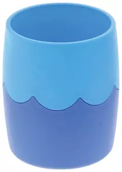 Подставка-органайзер стамм (Стакан для ручек), сине-голубая, непрозрачная, сн505