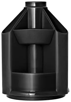 Подставка-органайзер вращающаяся Mini Desk, цвет чёрный, 10 отделений