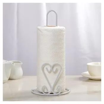 Подставка под бумажные полотенца 13х13х28 см "Сердце"