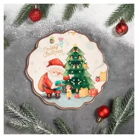 Подставка под горячее доляна «Новогоднее настроение», 18×17,4 см