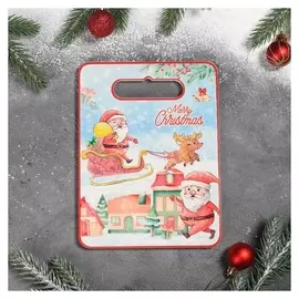 Подставка под горячее доляна «Зимний праздник», 20×15 см