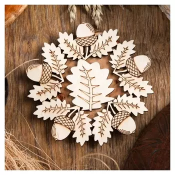 Подставка под горячее «Дубок», D=11 см, можжевельник