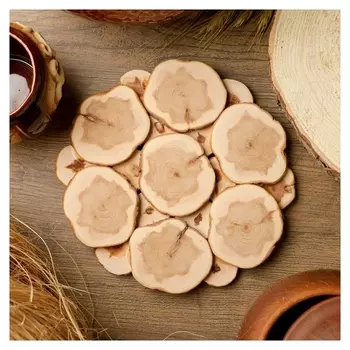 Подставка под горячее из можжевельника Классика D=18 см