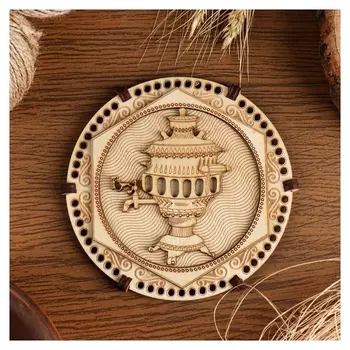 Подставка под горячее самовар, 14х14см