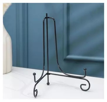 Подставка под тарелки доляна, 13,5×20 см, цвет чёрный