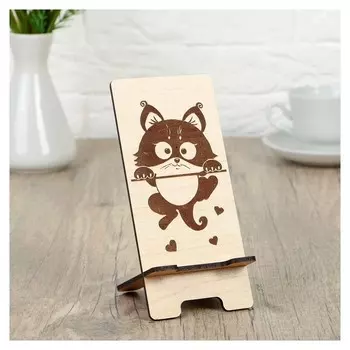 Подставка под телефон «Котик», 7×8×15 см