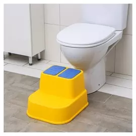 Подставка - ступенька детская, цвет желтый