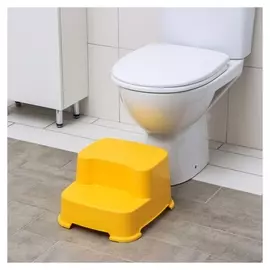 Подставка - ступенька детская, цвет желтый