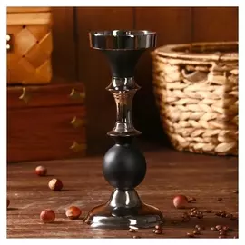 Подсвечник "Арриго" алюминий, 9х9х25,5 см