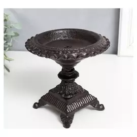 Подсвечник чугун на 1 свечу "Графство" 13х13х13 см