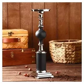 Подсвечник "Джованни" алюминий, 13х13х42 см