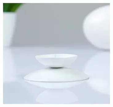 Подсвечник гадальный металлический Цвет белый