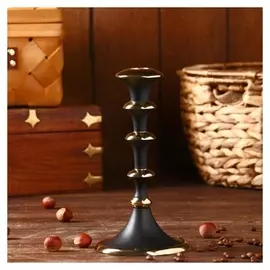 Подсвечник "Эрнесто" алюминий, 21 см