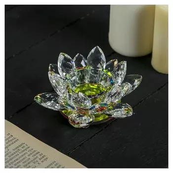 Подсвечник "Лотос радужный" 11,5 см