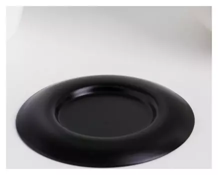 Подсвечник металл для чайной свечи, 7,5 см, чёрный