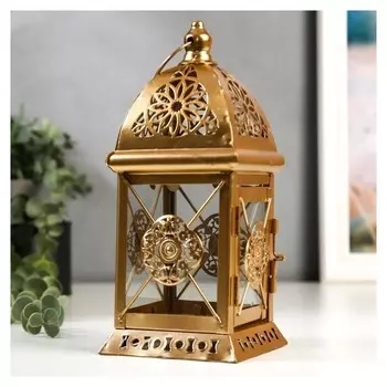 Подсвечник на 1 свечу "Фонарик. Марокко" 21,5х9,7х9,7 см