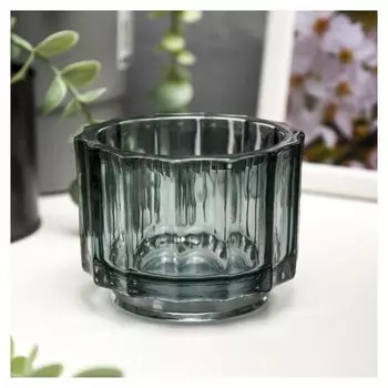 Подсвечник на 1 свечу "Грани" 7х9,5х9,5 см