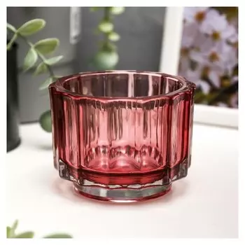 Подсвечник на 1 свечу "Грани" 7х9,5х9,5 см